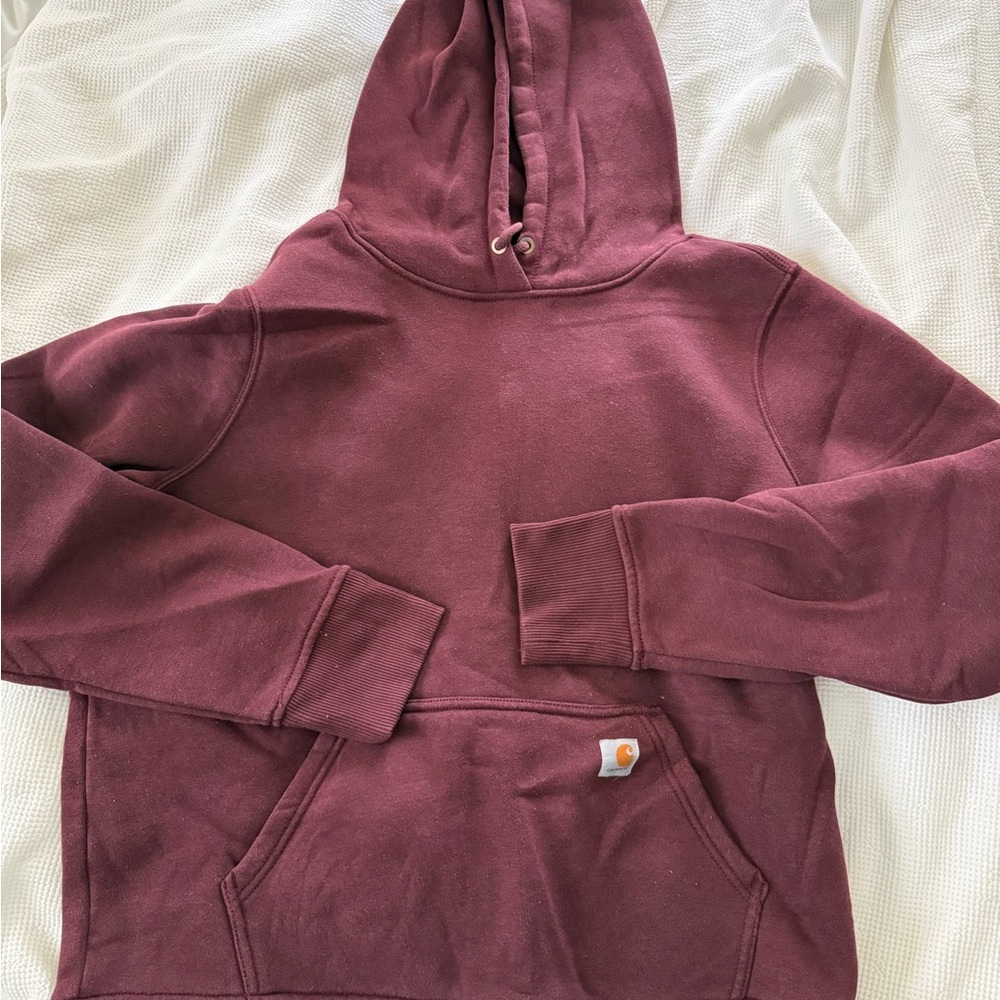 Carhartt Burgundy Pullover Hoodie